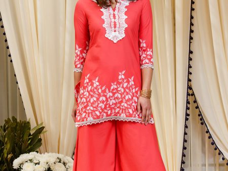 Dona Kurta with Dona Palazzo Online Sale