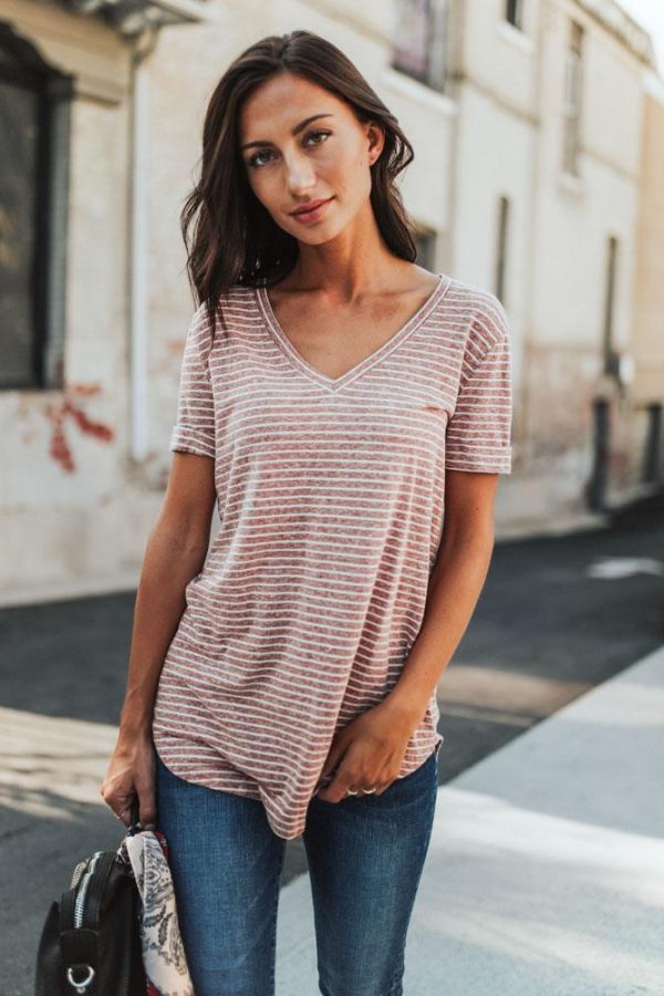 Alpinia Stripe Tee Cheap