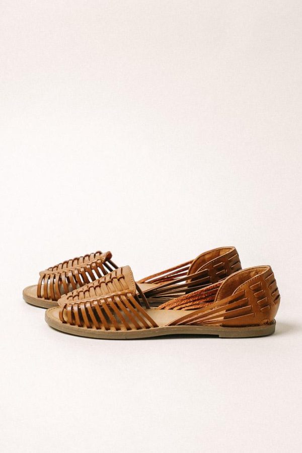 MIA Woven Flats in Brown Cheap