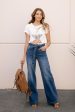 Wide Leg Paper Bag Denim Cheap