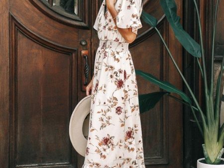 Tuscany Floral Maxi Dress Hot on Sale