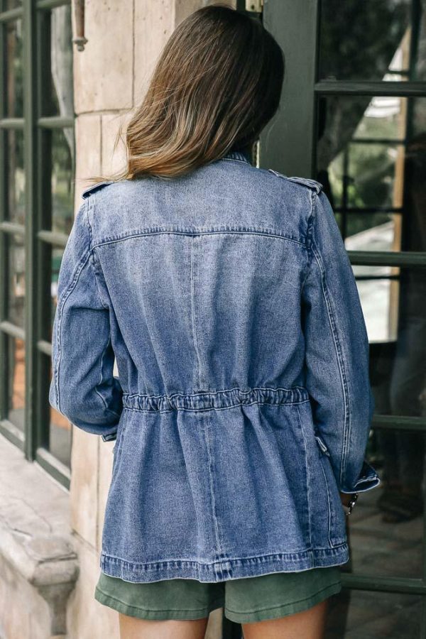 Vero Moda Cargo Denim Jacket For Sale