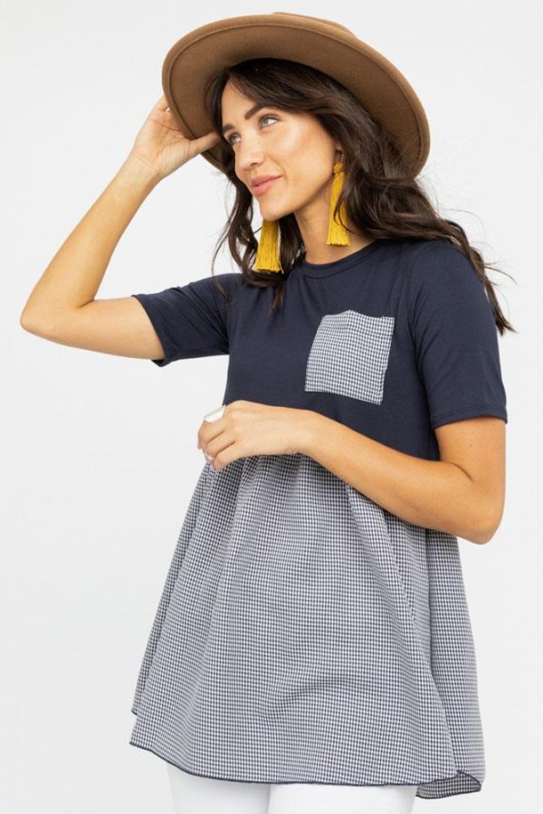 Bluebell Gingham Top Sale