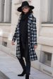 London Plaid Coat in Black - FINAL SALE Sale