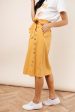 Ginger Midi Skirt in Mustard For Discount