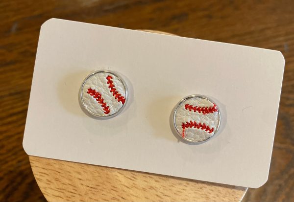 Leather baseball studs Online