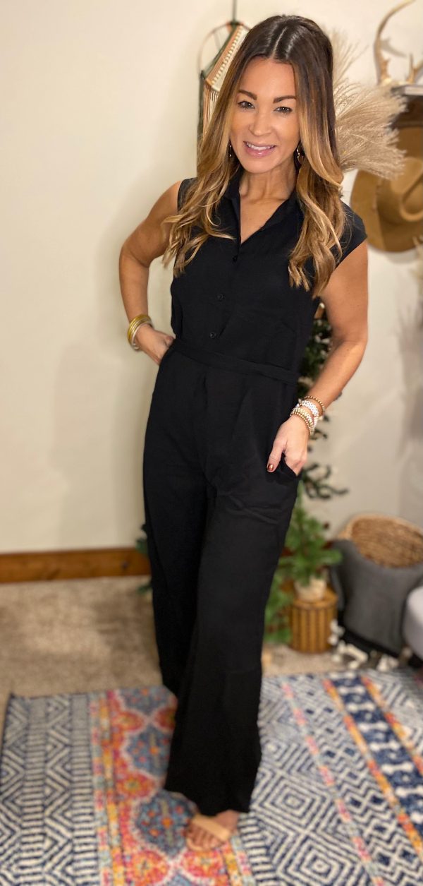 Henson black jumpsuit  Holiday collection 2 Discount