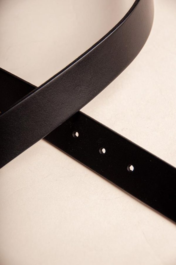 Ray Leather High-Waist Belt in Black Supply