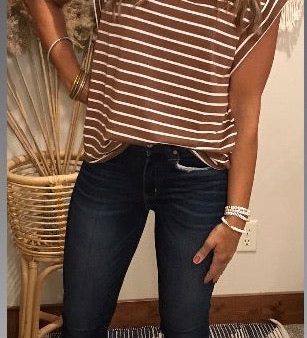 Trisha striped top For Sale