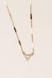 Diamond Triangle Necklace Online Sale