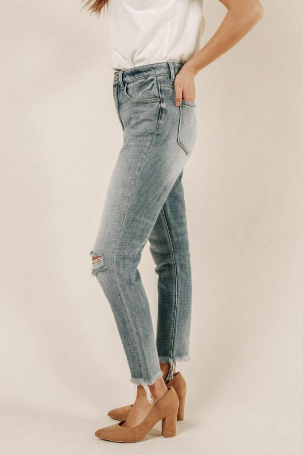 Kancan Distressed Mom Jeans on Sale