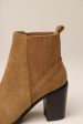 Lucy Ankle Booties in Brown Online Sale