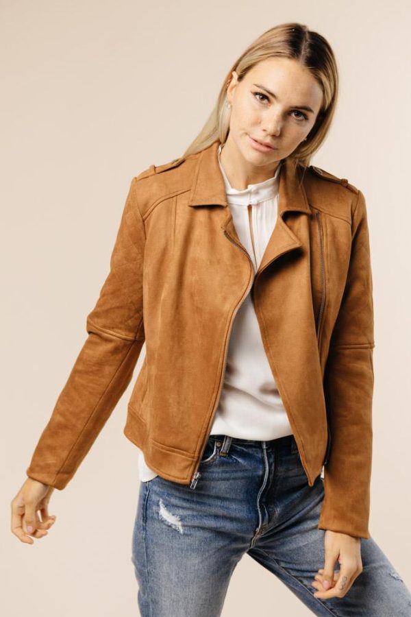 Jack by BB Dakota Jacket in Camel Online now