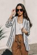 Elisa Striped Blazer For Cheap