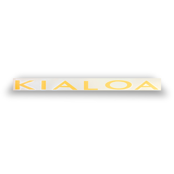 Stretched KIALOA Die Cut Decals For Discount