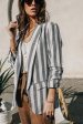 Elisa Striped Blazer For Cheap