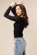 Reese Ribbed Long Sleeve in Black - FINAL SALE Cheap