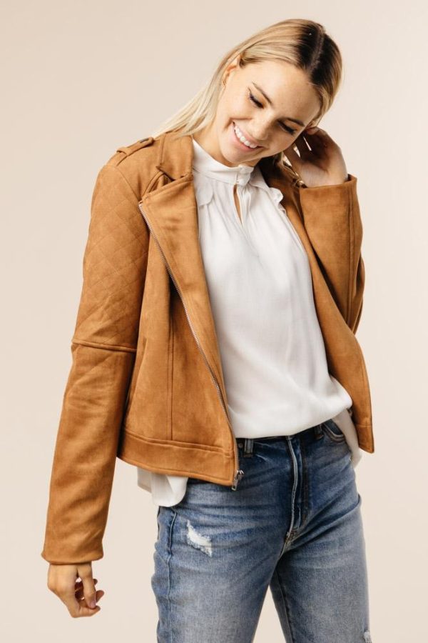 Jack by BB Dakota Jacket in Camel Online now