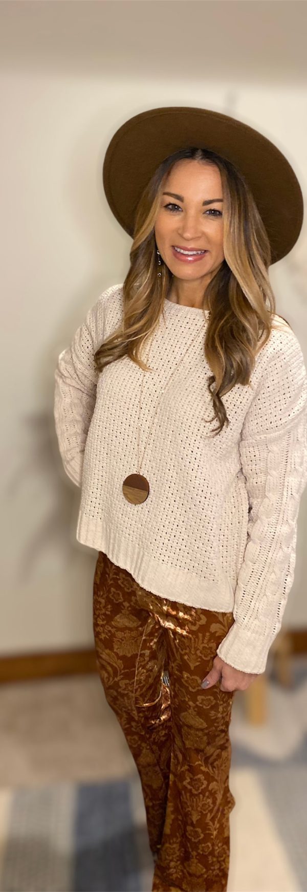 Monica ivory sweater Hot on Sale