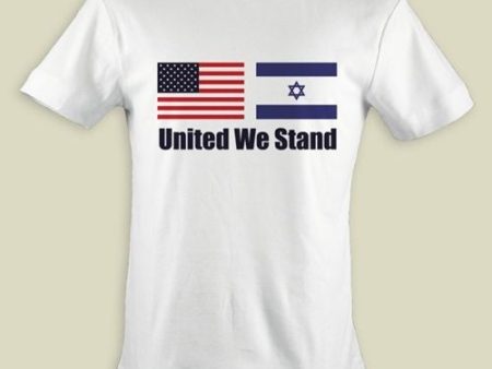 Israel USA United We Stand T shirt Online