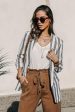 Elisa Striped Blazer For Cheap