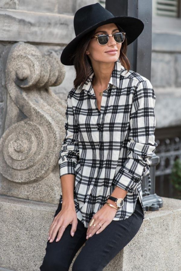 Calla Plaid Button Down - FINAL SALE Online