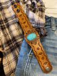 Danny turquoise leather cuff   accessories Online Sale