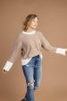 Cozy Thoughts Color Block Sweater For Cheap