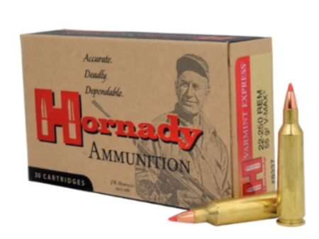 22-250 REM 55GRN V-MAX HORNADY Supply