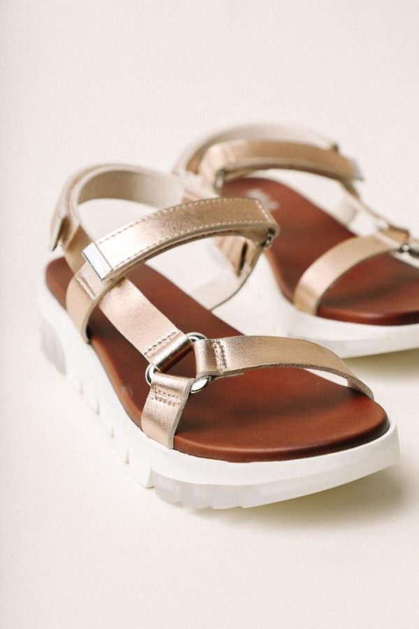 Rylie Sport Sandal in Rose Gold Fashion