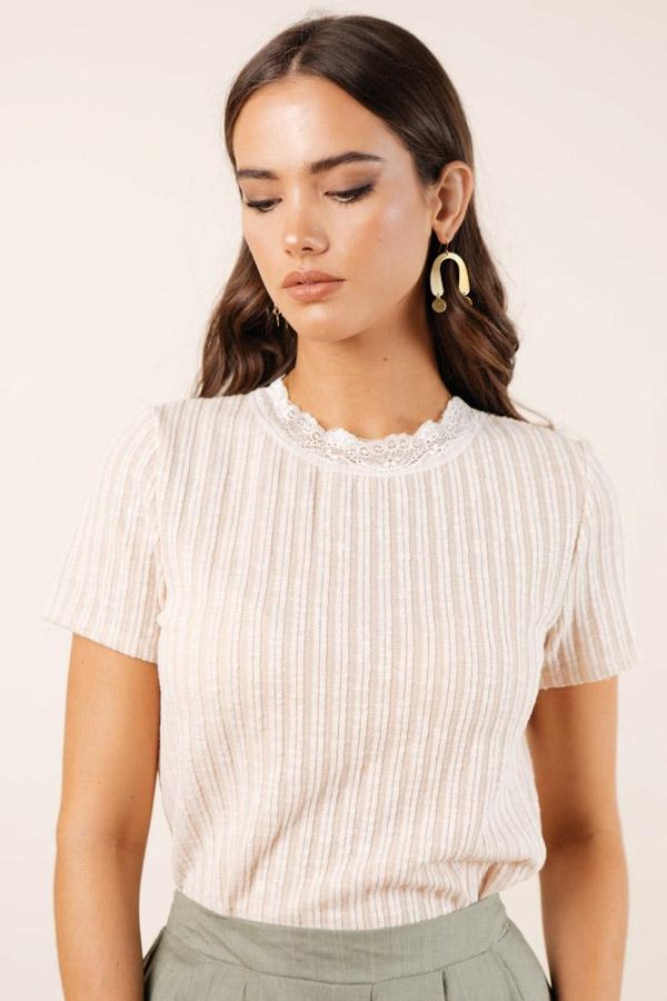 Celia Lace Detail Top Fashion