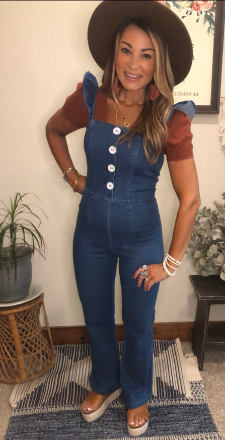 Denim overalls  jumper For Discount