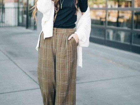 Evie Plaid Trousers Online Hot Sale