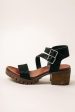 MIA Leyna Chunky Heeled Sandals in Black Online now