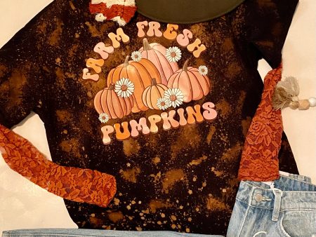 Farm fresh pumpkins shirt  fall shirts For Discount