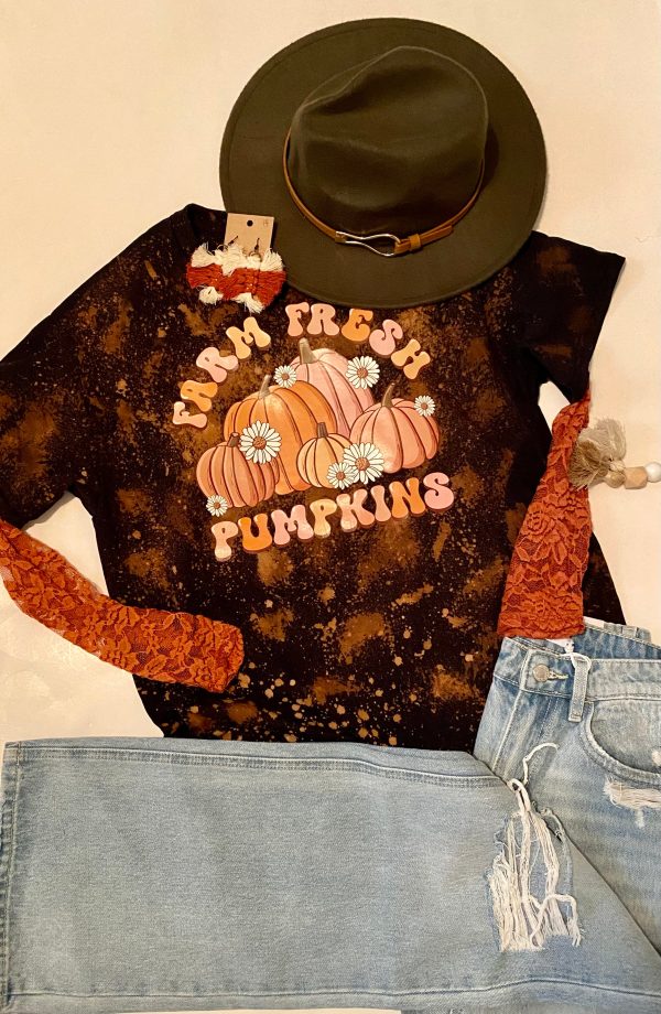 Farm fresh pumpkins shirt  fall shirts For Discount