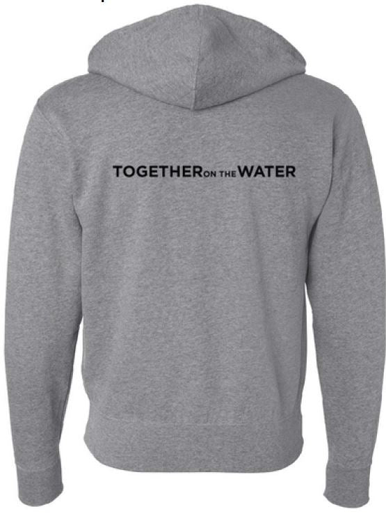 Together on The Water Zip Hoodie - Unisex on Sale