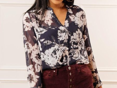 Naomi Floral Button Down - FINAL SALE Sale