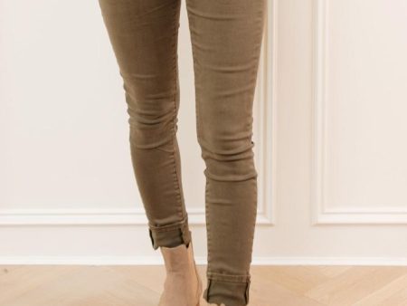 Bohme Skinny Denim in Olive Fashion