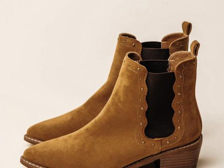 Kendrix Ankle Booties in Brown Cheap