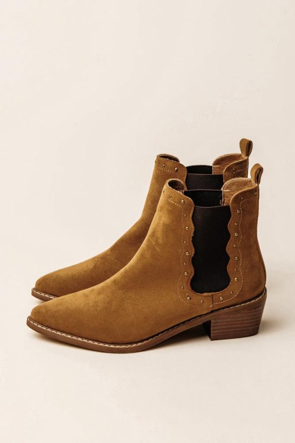 Kendrix Ankle Booties in Brown Cheap