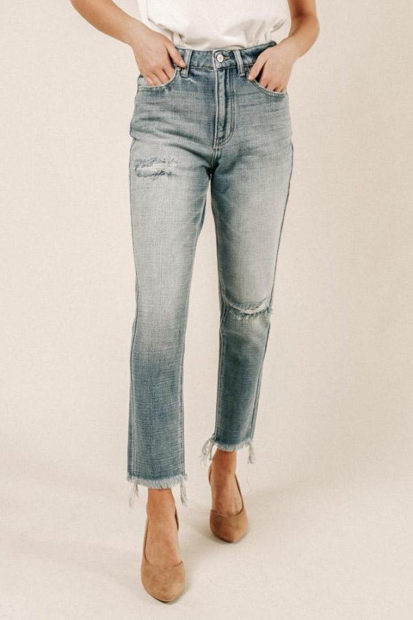 Kancan Distressed Mom Jeans on Sale