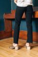 Flying Monkey Raw Edge Over Heels Black Denim Fashion