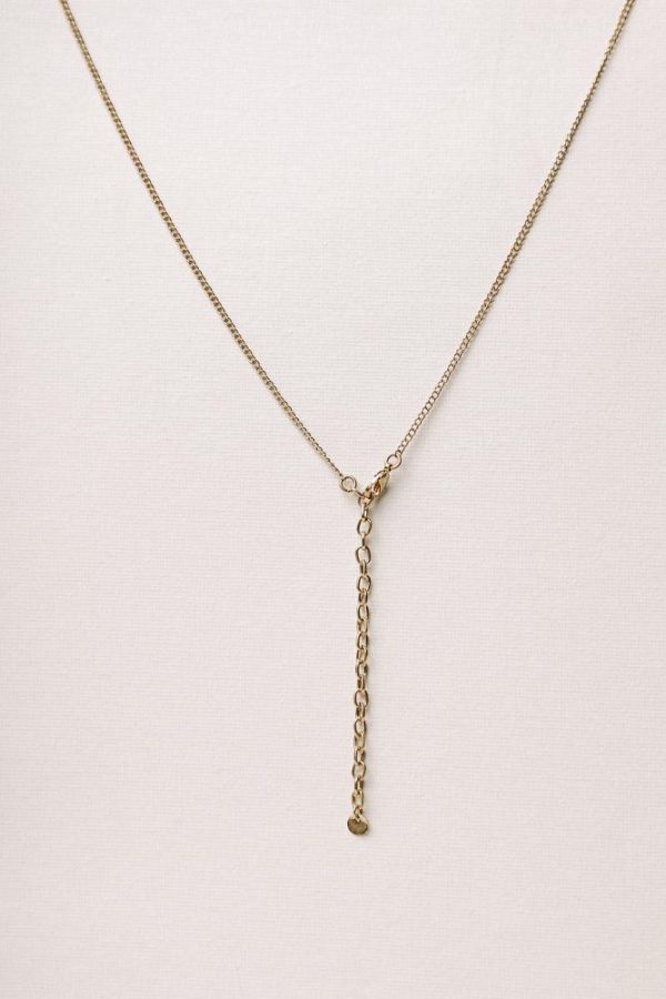 Gold Leaf Layering Necklace on Sale