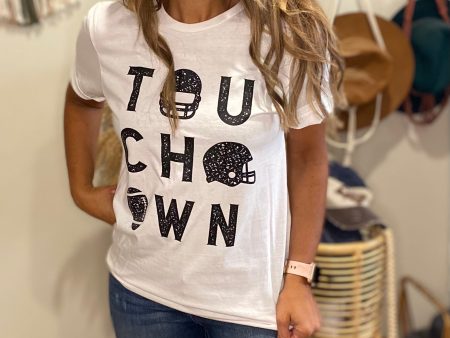 Touch down screen print shirt Hot on Sale