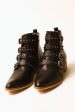 Nelson Buckle Strap Boots Sz. 5.5 & 6-Final Sale For Sale