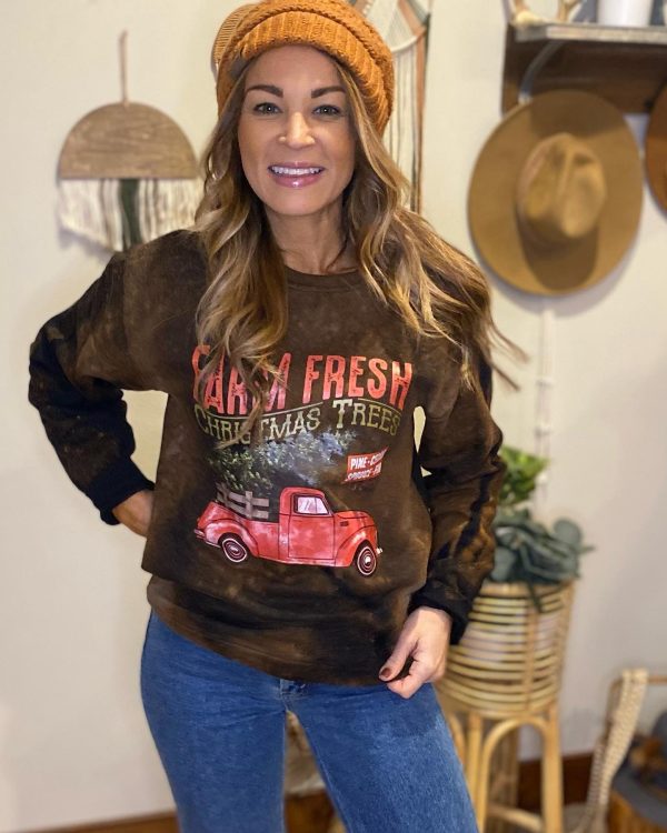 Farm fresh Christmas trees   graphic shirts   pullovers Online Sale