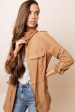 Isley Utility Jacket in Camel Cheap