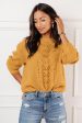 Andi Cable Knit Sweater Fashion