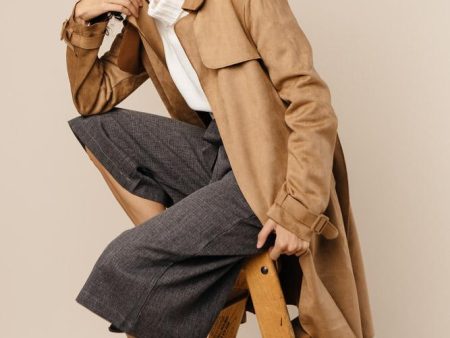 Annabelle Trench Coat in Tan Fashion